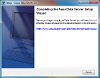 Aqua Data Server v2.0 Windows Installer Setup Completion Dialog 
