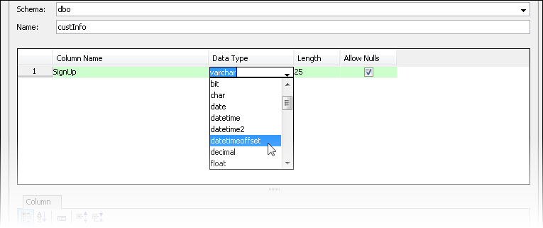 SQL Server - New Datatypes