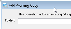 Add Working Copy Add Working Copy