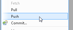Reorganized Git Menus Reorganized Git Menus