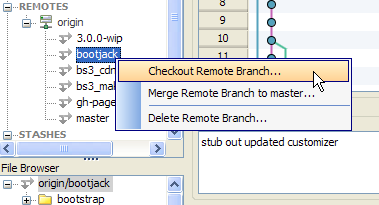 Git Client Checkout Remote Branch