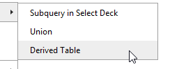 Subqueries, Unions, Derived Tables