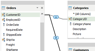 Query Builder Cleaner Diagram Pane