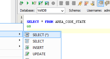 VoltDB - DDL Scripting