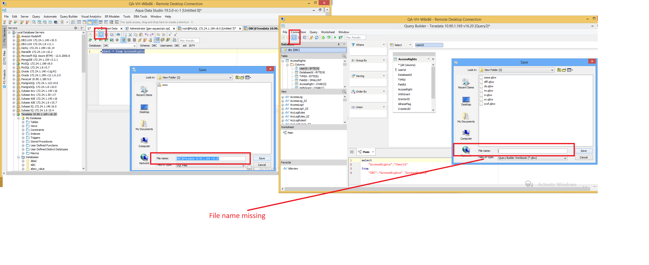 where does valentina studio save queries