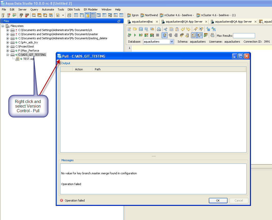 gitbook editor no branch found