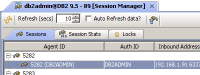 DB2 for LUW DBA Tools - Session Manager