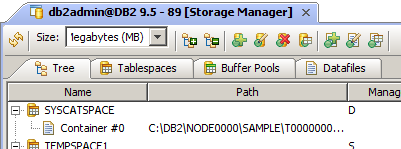 DB2 for LUW DBA Tools - Storage Manager