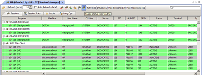 Oracle DBA Tools Session Manager