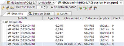 DB2 for LUW DBA Tools - Session Manager