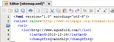 Editors - XML Editor