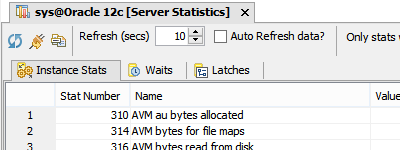 Oracle DBA Tools - Server Statistics