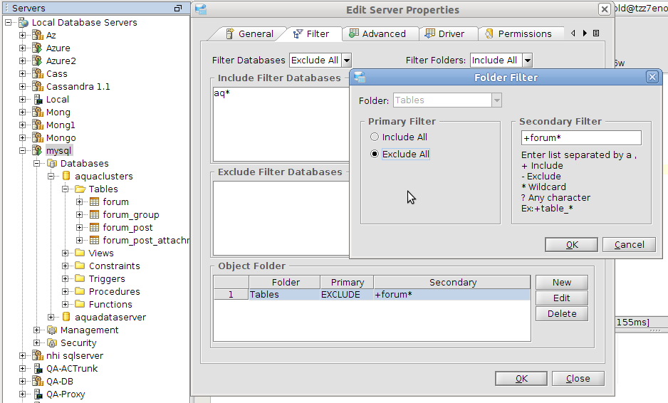 Filters - second example results