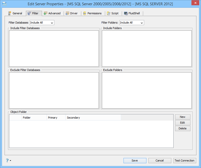 MS SQL Registration Filter