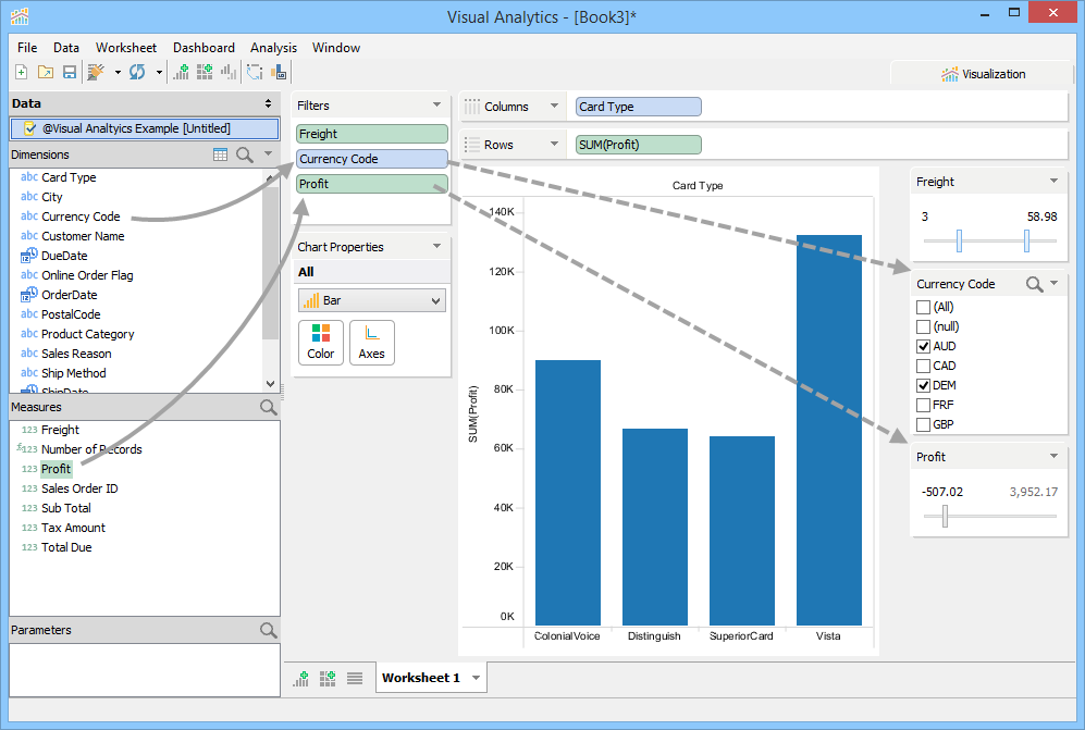 Visual Analytics - Filter - Multiple Filters