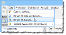 Visual Analytics - Refresh All Extracts Menu
