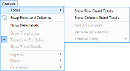 Visual Analytics - Analysis Menu