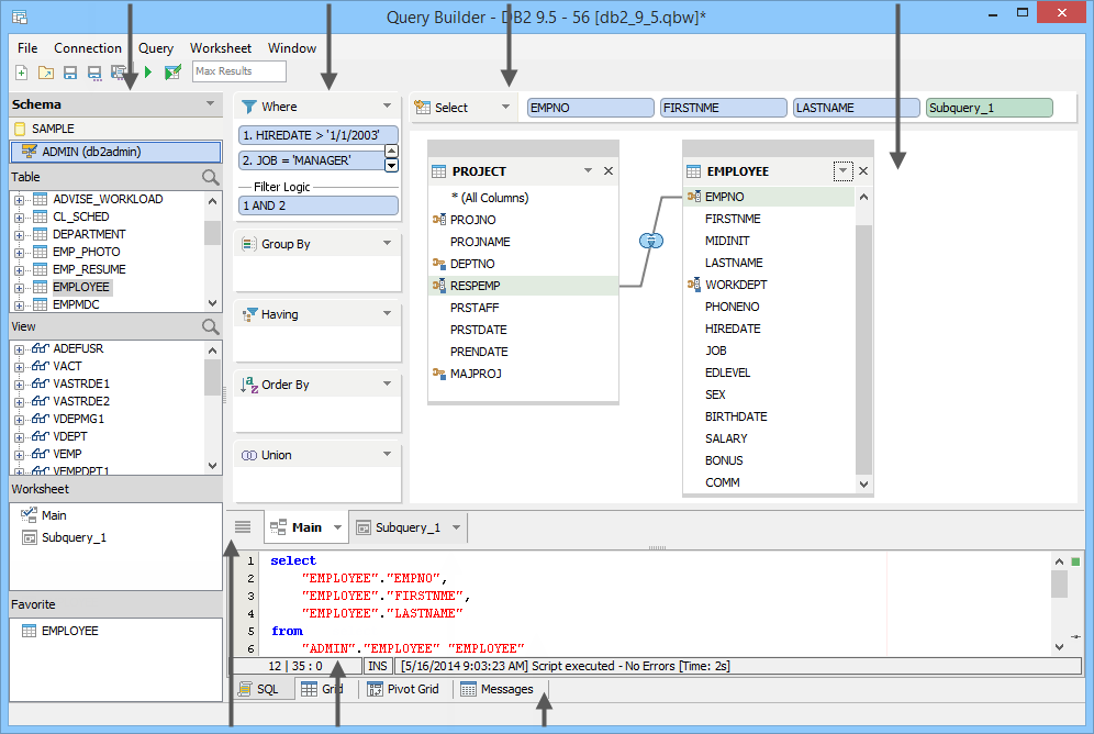 Query Builder Tool.