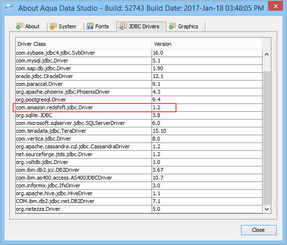 Configuring mac excel for redshift data warehouse locations