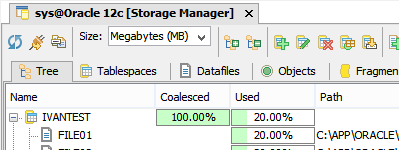 Oracle DBA Tools - Storage Manager