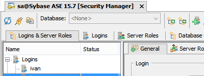 Sybase DBA Tools - Security Manager