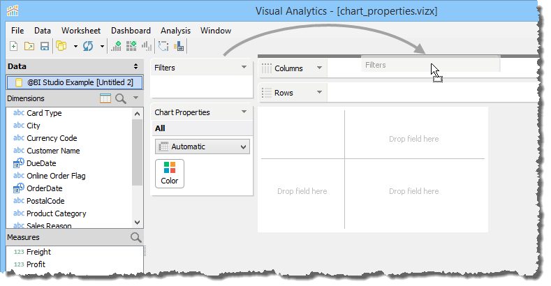 Visual Analytics - Rearranging Decks with Drag and Drop