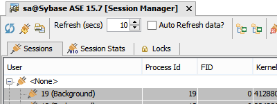 Sybase DBA Tools - Session Manager