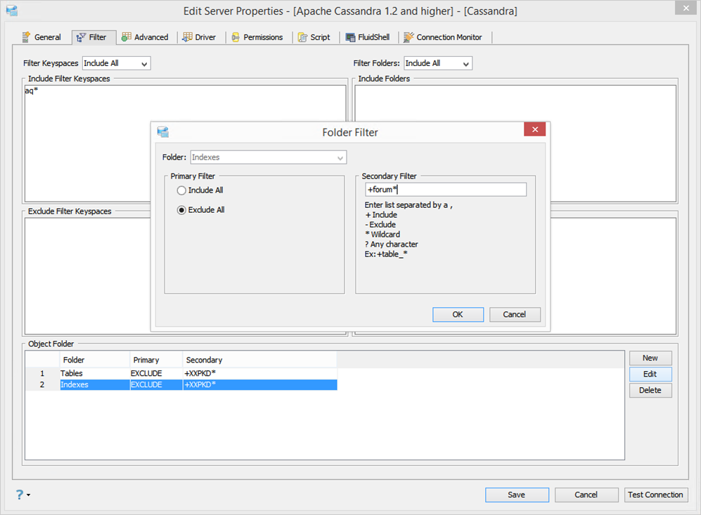 Apache Cassandra Filter Exclude.png