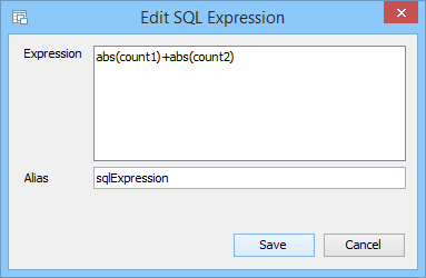 Query Builder - Select - SQL Expression Dialog