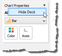 Visual Analytics - Hide Workspace Element