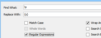 Editors - Regular Expressions