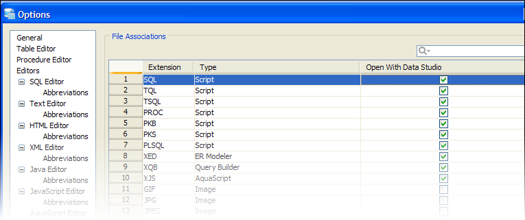 File Associations and MIME Types