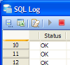 Aqua Data Studio - SQL Log