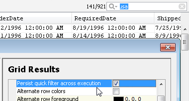 Persist Grid QuickFilter Across Executions