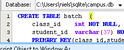 SQLite Support