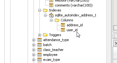 SQLite - Schema Browsing