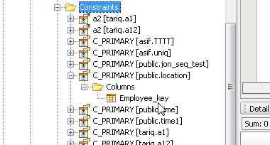 Vertica - Schema Browsing