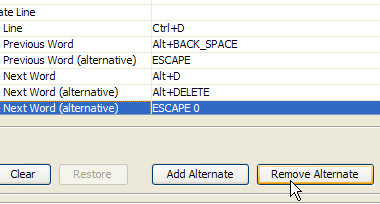 Remove Alternate