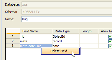 MongoDB - Visual Editing