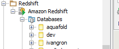 Amazon Redshift Support