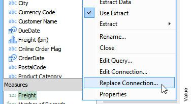 Replace Connection